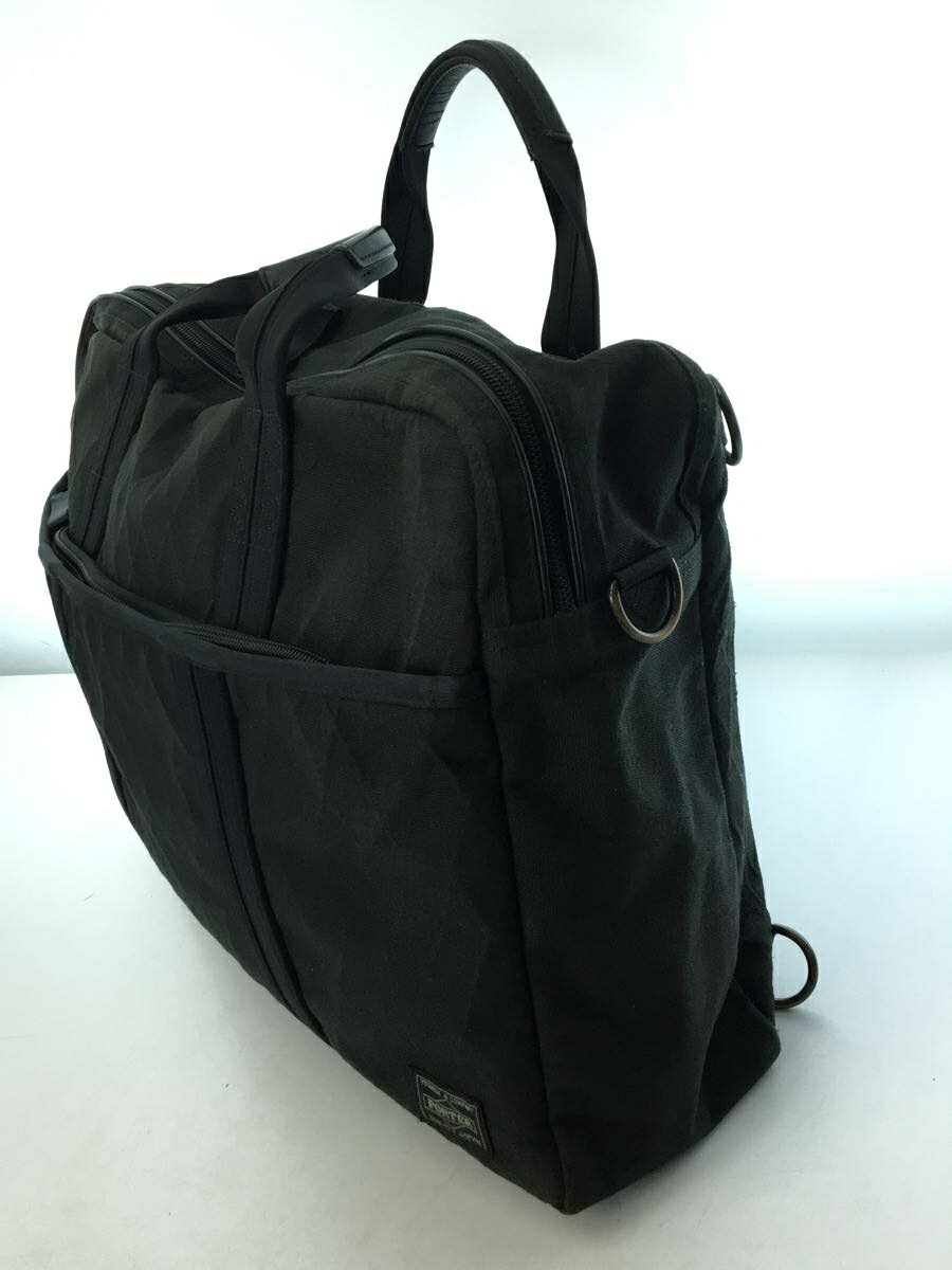 【中古】PORTER◆ブリーフケース/--/BLK/無地/737-09203/3WAY BRIEFCASE/HYBRID/状態考【バッグ】 2