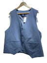 【中古】UNUSED◆ベスト/4/コットン/GRY/US1918【メンズウェア】