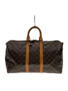 【中古】LOUIS VUITTON◆キーポル45_モノグラム・キャンバス_BRW/PVC/BRW【バッグ】