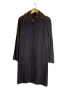 【中古】PLEATS PLEASE ISSEY MIYAKE◆長袖ワンピース/3/ポリエステル/BRW/無地/pp03-ja432【レディースウェア】(4)