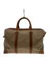 【中古】CELINE◆ボストンバッグ/フェイクレザー/BEG/総柄【バッグ】