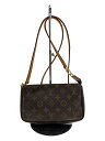 【中古】LOUIS VUITTON◆1)ポシェット・アクセソワール_モノグラム・キャンバス_BRW/PVC/BRW【バッグ】