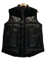 【中古】63Leathers/ベスト/S/レザー/BLK【メンズウェア】