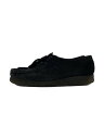 【中古】Clarks◆シューズ/24cm/BLK/スウェード【シューズ】(4)