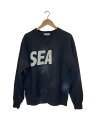 yÁzWIND AND SEASEA DAMAGED CREW NECK/XEFbg/M/Rbg/BLK/WDS-0-SEA-23-Q2-CS-02yYEFAz