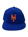 【中古】NEW ERA◆キャップ/7 1/4/コットン/BLU/メンズ【服飾雑貨他】