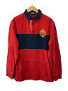 【中古】POLO RALPH LAUREN◆90s/ラガーシャツ/L/コットン/マルチカラー/ボーダー【メンズウェア】(4)