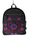 【中古】ANNA SUI◆リュック/デニム/GRY/無地/0990【バッグ】