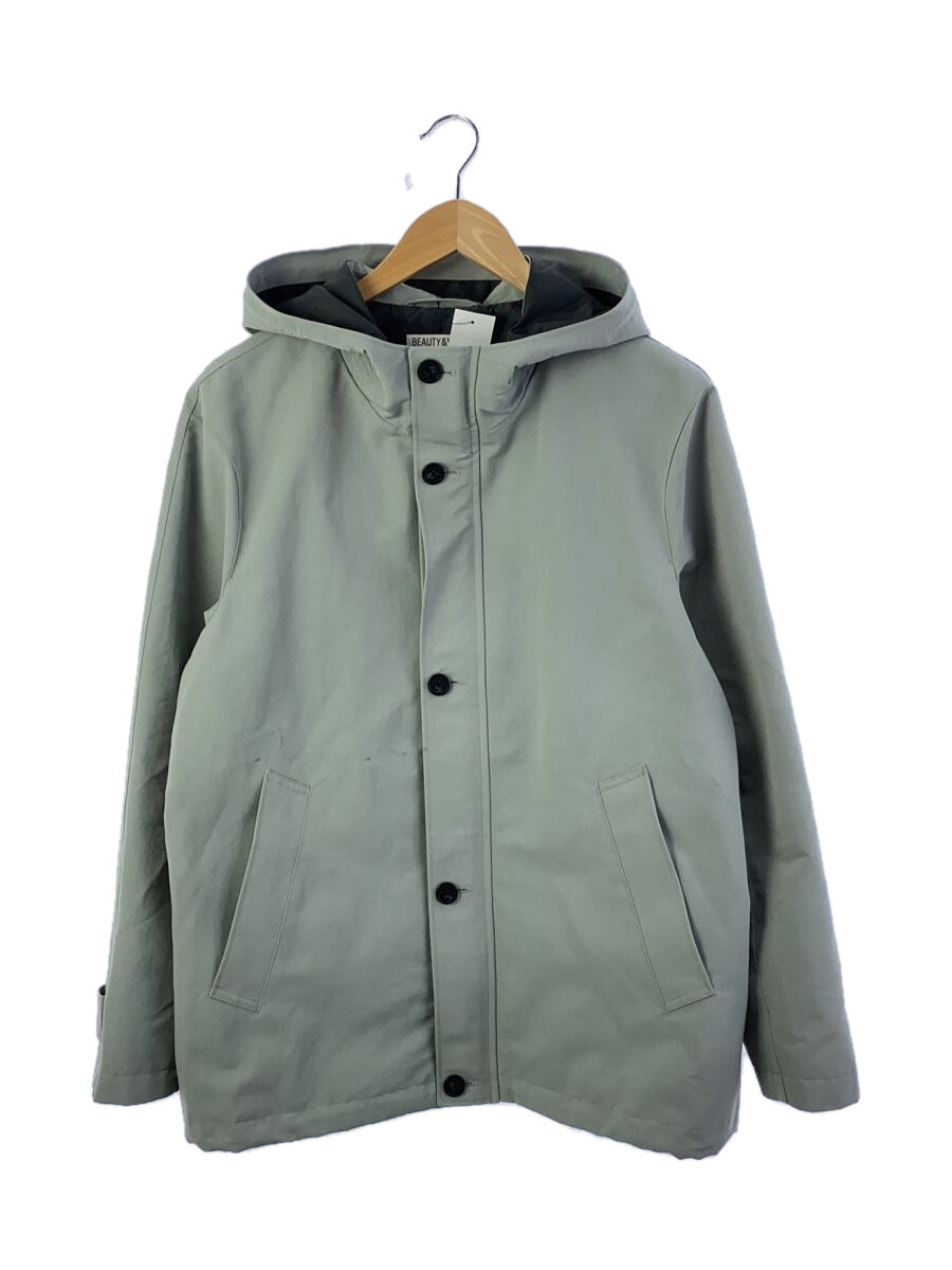 【中古】BEAUTY&YOUTH UNITED ARROWS◆レインドロップ/ブルゾン/L/ポリエステル/KHK/無地/1225-174-0018/カーキ【メンズウェア】