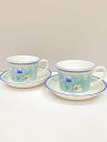 【中古】WEDGWOOD◆カップ&ソーサー/BLU/デルフィーナ/2客セット/WEDGWOOD/ウェッジウッド【キッチン用品】