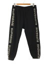 【中古】Supreme◆ボトム/--/コットン/BLK/Metallic Rib Sweatpant【メンズウェア】