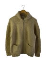 【中古】COMOLI◆ハンドスパンカシミヤカウチンニット/セーター(厚手)/--/カシミア/CRM/W03-06008//【メンズウェア】