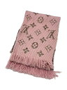【中古】LOUIS VUITTON◆エシャルプ・ロゴマニアシャイン_モノグラム_PNK/ウール/PNK/モノグラム/レディース【服飾雑貨他】(4)