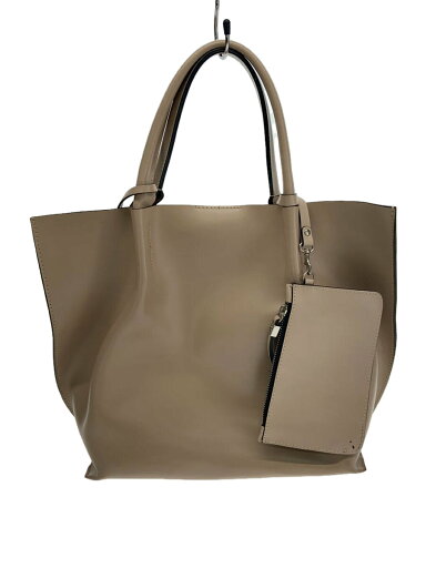 【中古】GIANNI CHIARINI◆トートバッグ/レザー/BEG【バッグ】 【中古】GIANNI CHIARINI◆トートバッグ/レザー/BEG【バッグ】