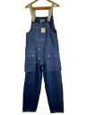 【中古】Nigel Cabourn◆LYBRO/NAVAL DUNGAREE JP DENIM/44/コットン/IDG/8038-13-505-10【メンズウェ...