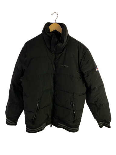 【中古】TOMMY HILFIGER◆ジャケット/L/ポリエステル/BLK【メンズウェア】 【中古】TOMMY HILFIGER◆ジャケット/L/ポリエステル/BLK【メンズウェア】