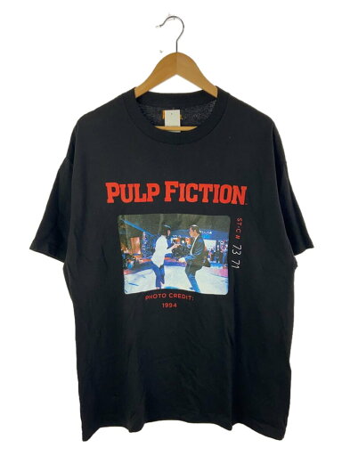 【中古】WACKO MARIA◆PULP FICTION/Tシャツ/XL/コットン/BLK/映画T【メンズウェア】 【中古】WACKO MARIA◆PULP FICTION/Tシャツ/XL/コットン/BLK/映画T【メンズウェア】