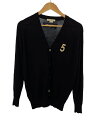 【中古】COMME des GARCONS HOMME◆カーディガン/HP-N004/シェルボタン/ブラック/S【メンズウェア】