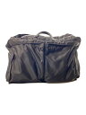 【中古】PORTER◆タンカー/ボストンバッグ/ナイロン/BLK/無地【バッグ】