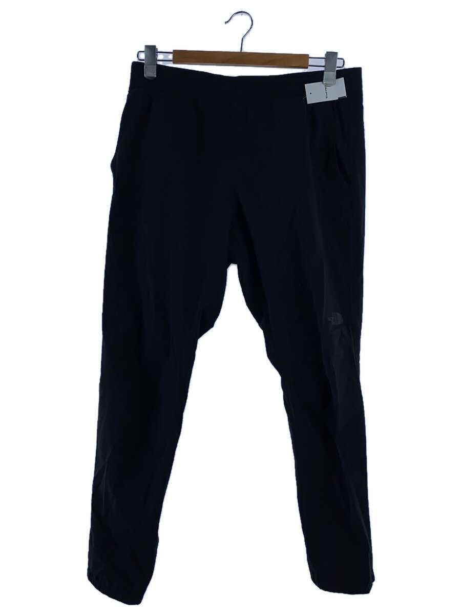 【中古】THE NORTH FACE◆TRAINING RIB PANT_トレーニングリブパンツ/XL/ナイロン/BLK【メンズウェア】
