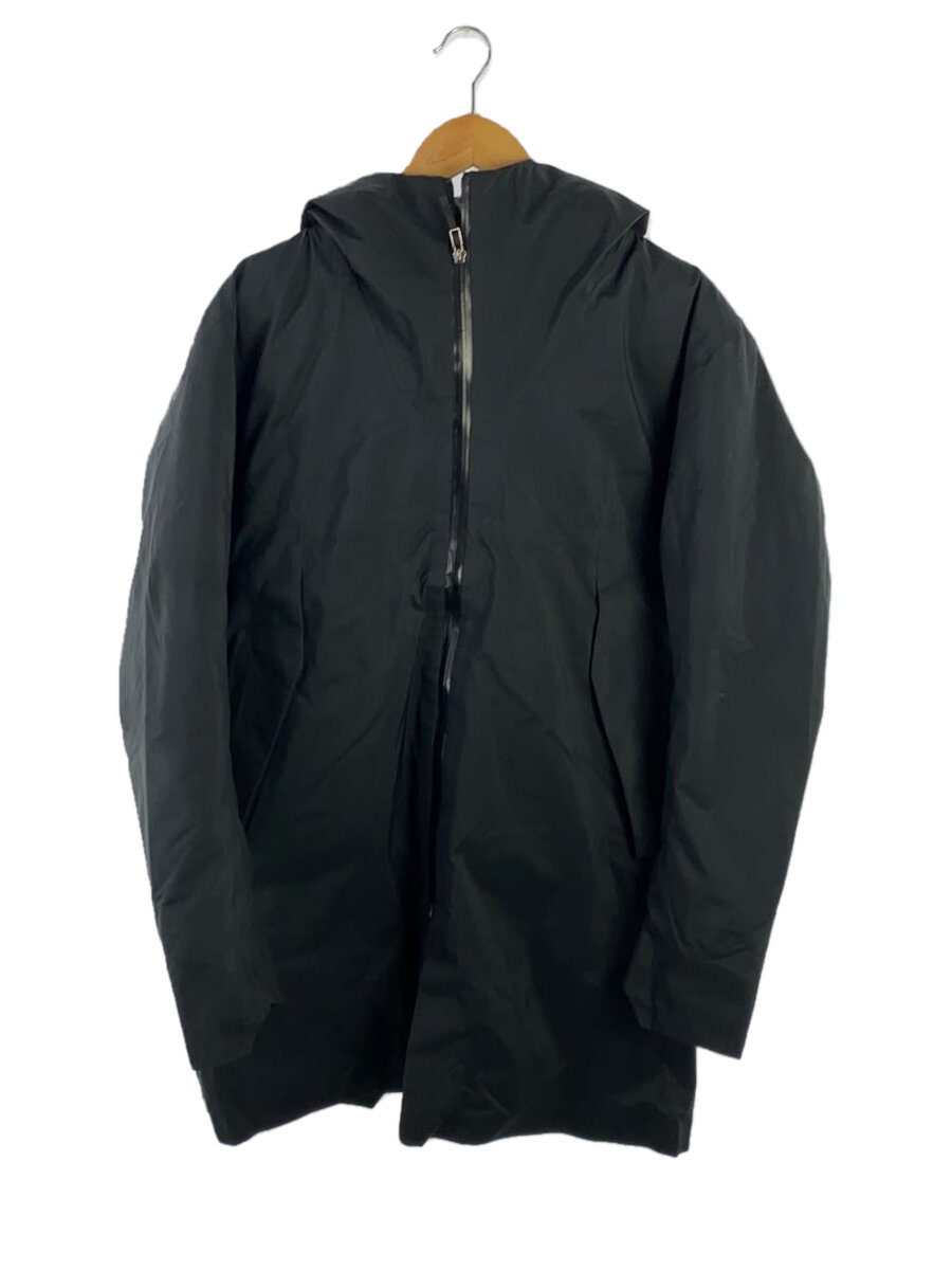 【中古】ARC’TERYX VEILANCE◆MONITOR DOWN COAT S/M/ナイロン/BLK/無地【メンズウェア】