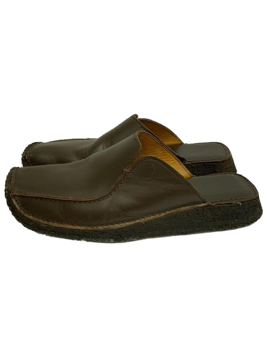 【中古】Clarks◆サンダル/UK7/BRW/レザ