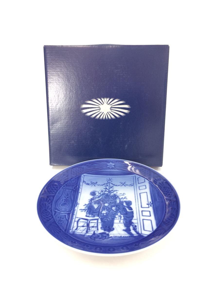 【中古】ROYAL COPENHAGEN◆プレート/BLU