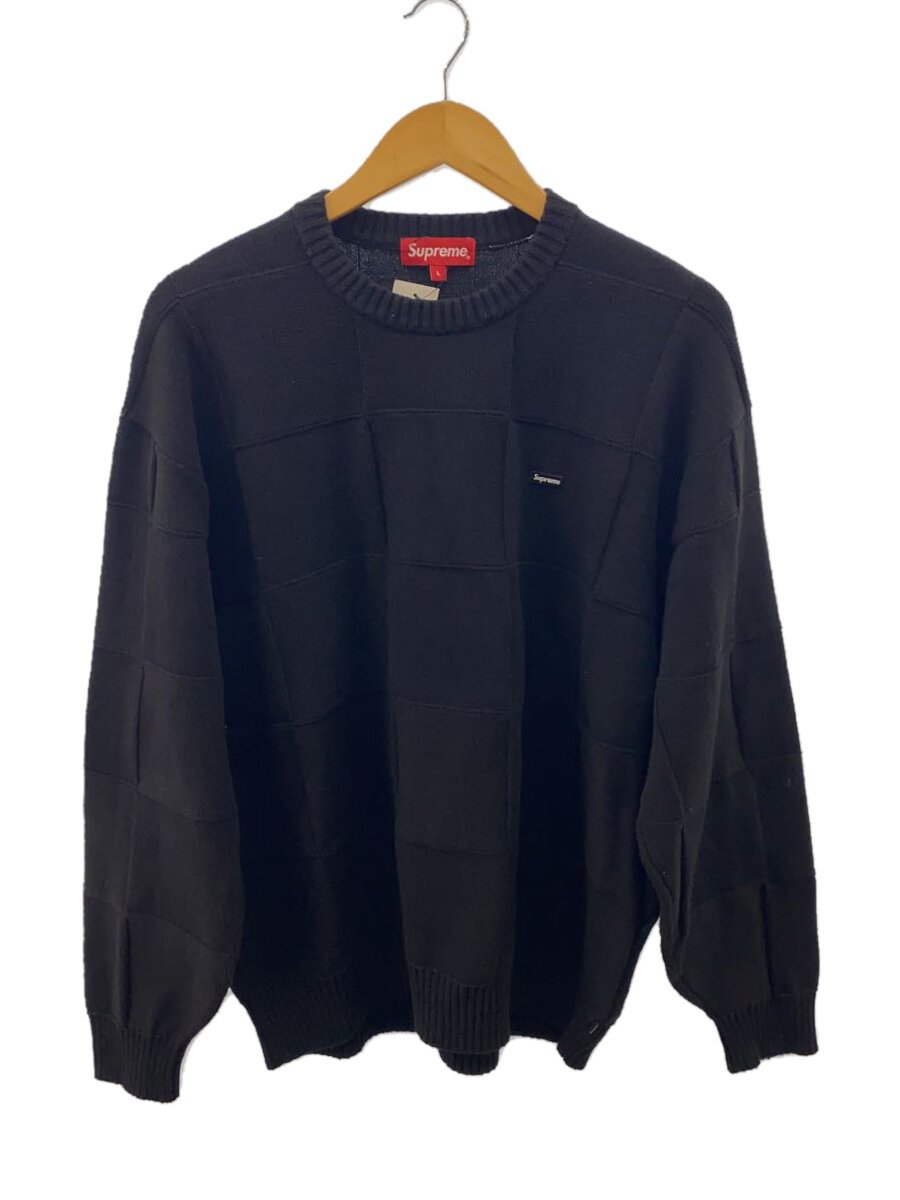 Supreme ブラック チェック柄 ニット L 楽天市場】Supreme シュプリーム(柄チェック)(ニット