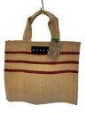 【中古】MARNI◆MARNI/トートバッグ/--/BEG/無地【バッグ】