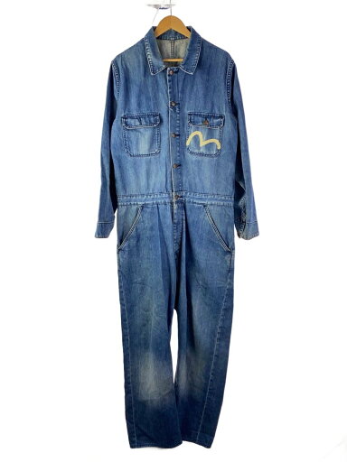 【中古】EVISU◆オールインワン/44/コットン/IDG【メンズウェア】 【中古】EVISU◆オールインワン/44/コットン/IDG【メンズウェア】