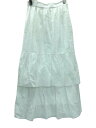 【中古】Simplicite◆ロングスカート/--/リネン/WHT/無地/22-060-700-8065-2-0//【レディースウェア】