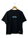 【中古】9090◆NINETY 色情兎 Tシャツ/M/コットン/BLK/ほつれ、使用感有【メンズウェア】(4)