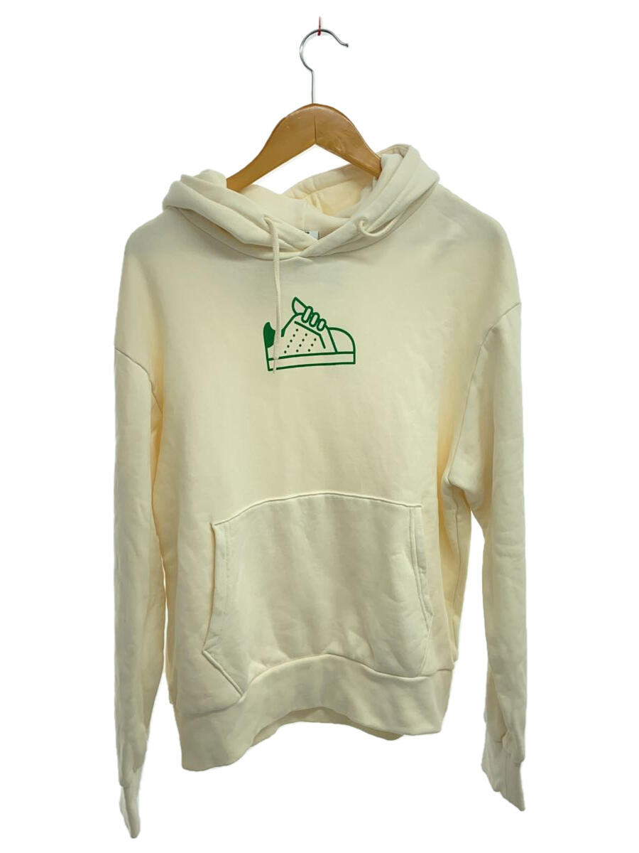 【中古】adidas◆STAN SMITH PULLOVER HOODIE/パーカー/O/コットン/IVO/GQ8875【メンズウェア】