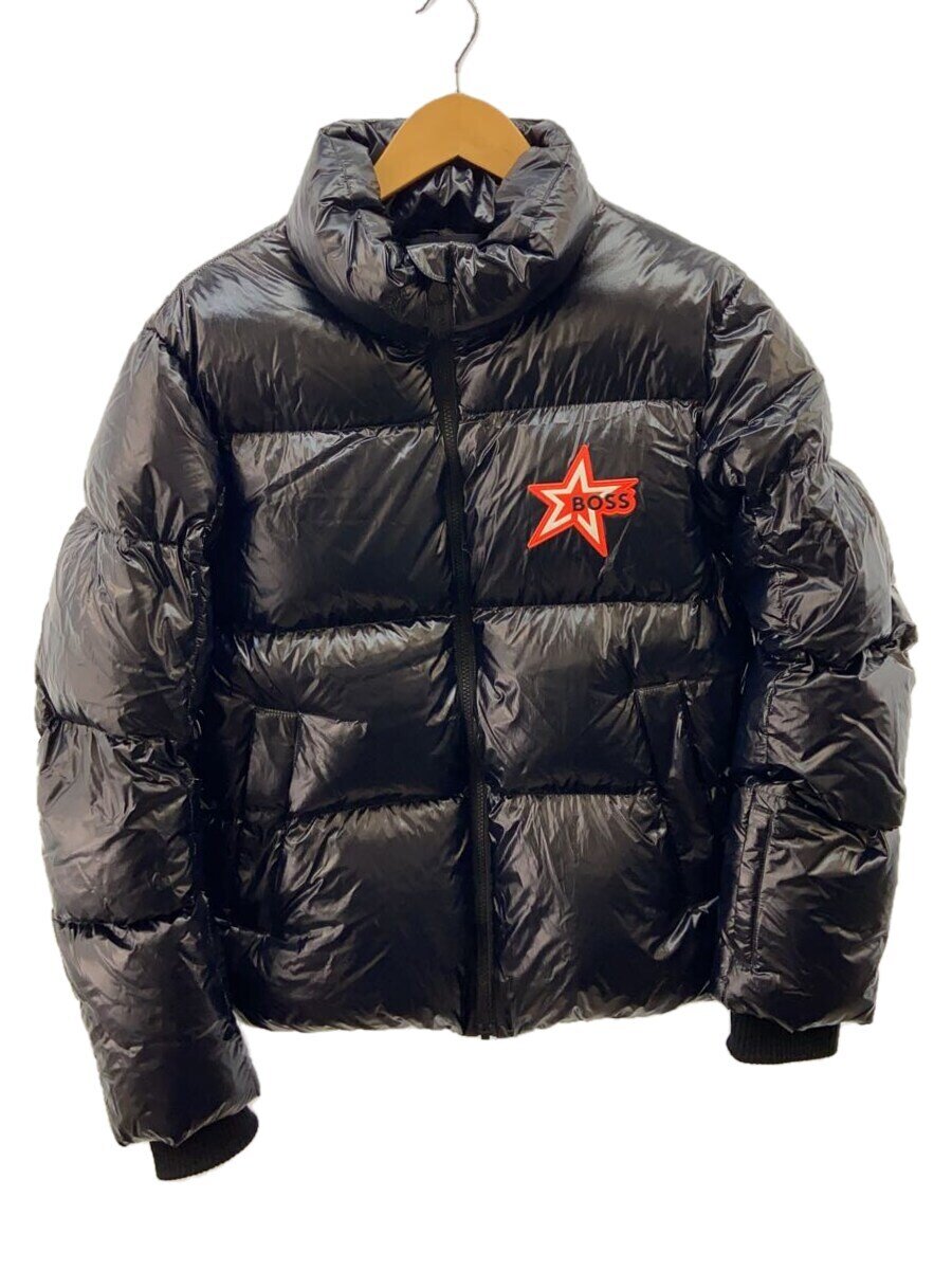 【中古】HUGO BOSS◆ダウンジャケット/M/ナイロン/BLK/×Perfect Moment【メンズウェア】