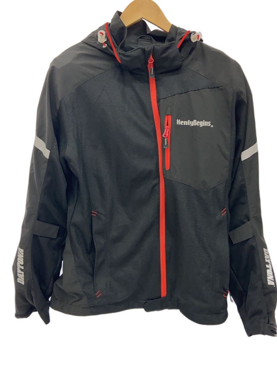 【中古】HenlyBegins◆スポーツウェアー/XL/BLK/HBJ-056/バイクジャケット//【スポーツ】