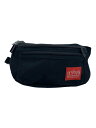 【中古】Manhattan Portage◆ショルダーバッグ/ポリエステル/BLK【バッグ】