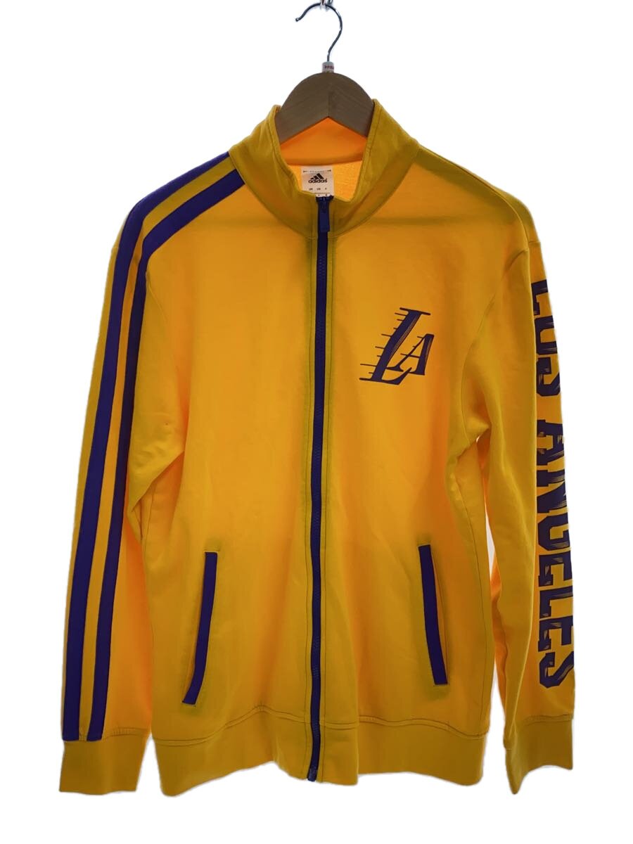 【中古】adidas◆lekers jacket/スポーツウェアー/ORN/g78389【スポーツ】