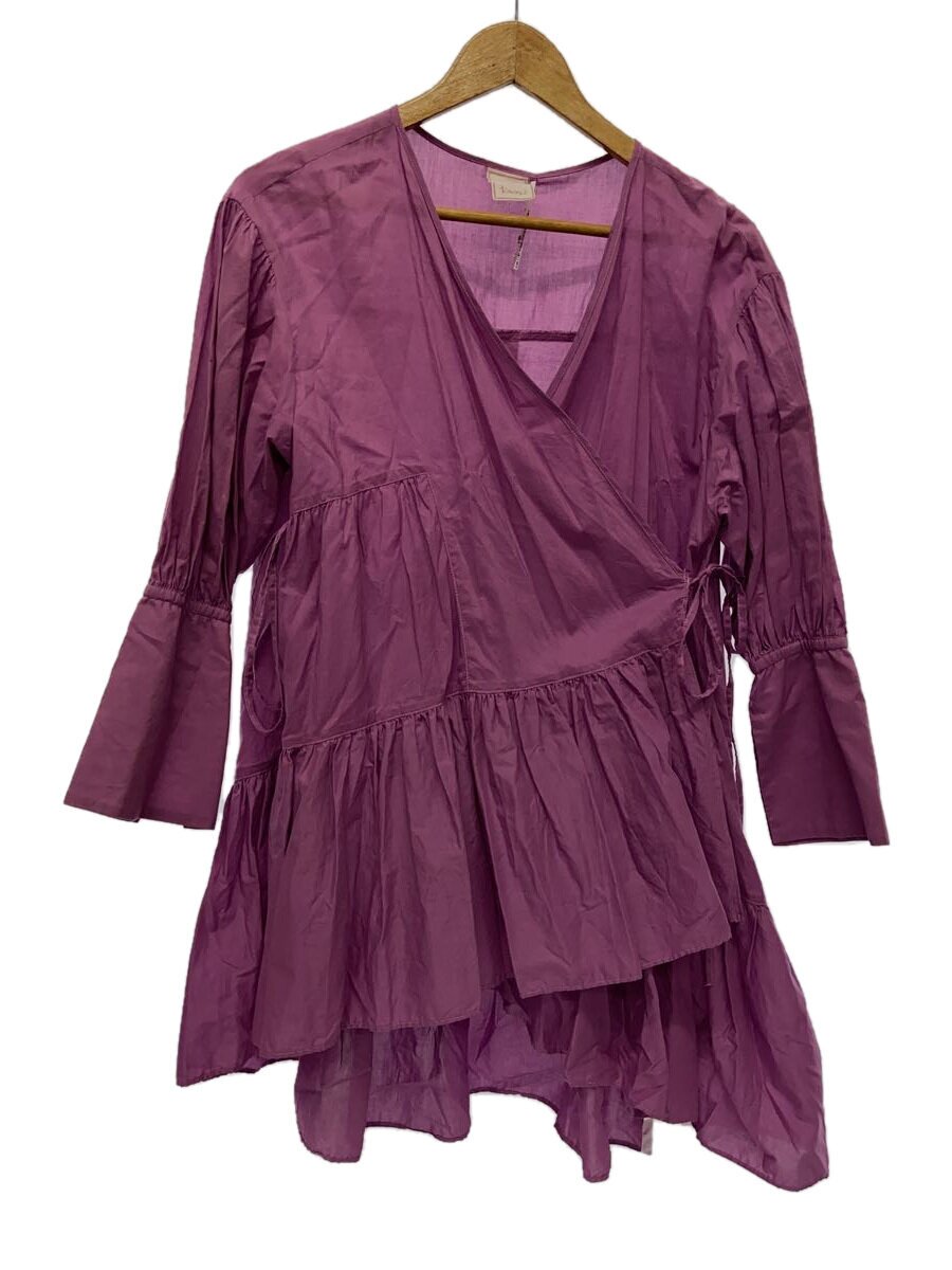 ROSARYMOON◆Back Open Shirts Dress/FREE/コットン/PUP/21RF-1160