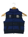 【中古】POLO RALPH LAUREN◆ベスト/100cm/ポリエステル/BLU【キッズ】