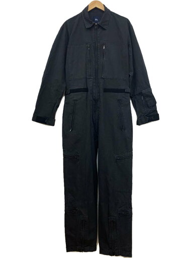 【中古】STUSSY◆オールインワン/M/コットン/BLK/無地//【メンズウェア】 【中古】STUSSY◆オールインワン/M/コットン/BLK/無地//【メンズウェア】