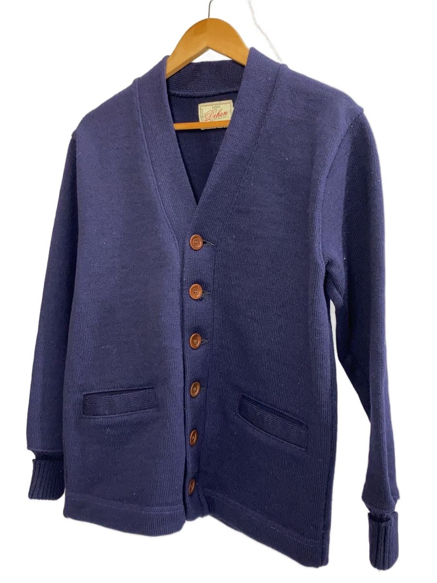 【中古】Dehen/カーディガン(厚手)/S/ウール/NVY【メンズウェア】