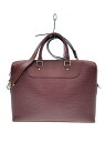 【中古】LOUIS VUITTON◆ポルト・ドキュマン・ジュール_エピ_BRW/レザー/ボルドー/M50161/ルイヴィトン【バッグ】