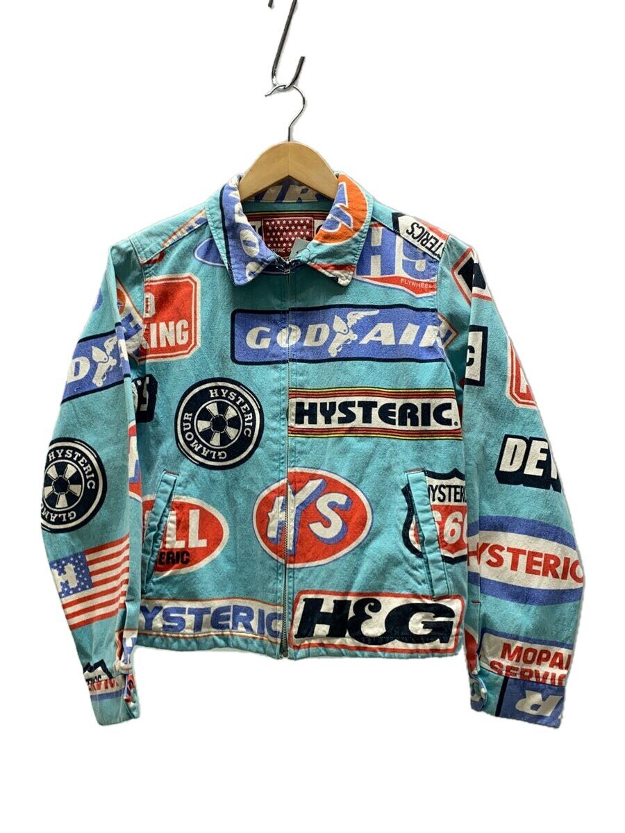 【中古】HYSTERIC GLAMOUR◆ジャケット/--/コットン/BLU/2ab-4010【メンズウェア】
