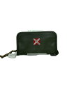 【中古】LUGGAGE LABEL◆長財布/PVC/KHK/メンズ【服飾雑貨他】