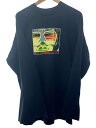 【中古】SCREEN STARS◆KEN ISHII/90s/長袖Tシャツ/XL/コットン/BLK//【メンズウェア】