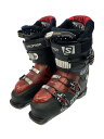 【中古】salomon◆スキーブーツ/26cm/RED/アダルト【スポーツ】