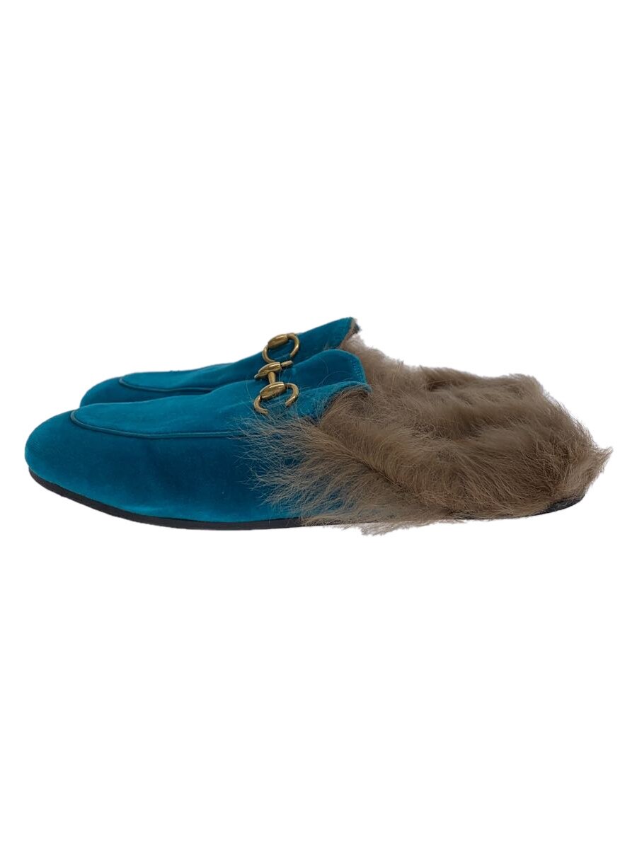 【中古】GUCCI◆ローファー/35/BLU【シ