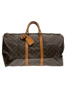 【中古】LOUIS VUITTON◆キーポル55_モノグラム・キャンバス_BRW/PVC/BRW【バッグ】
