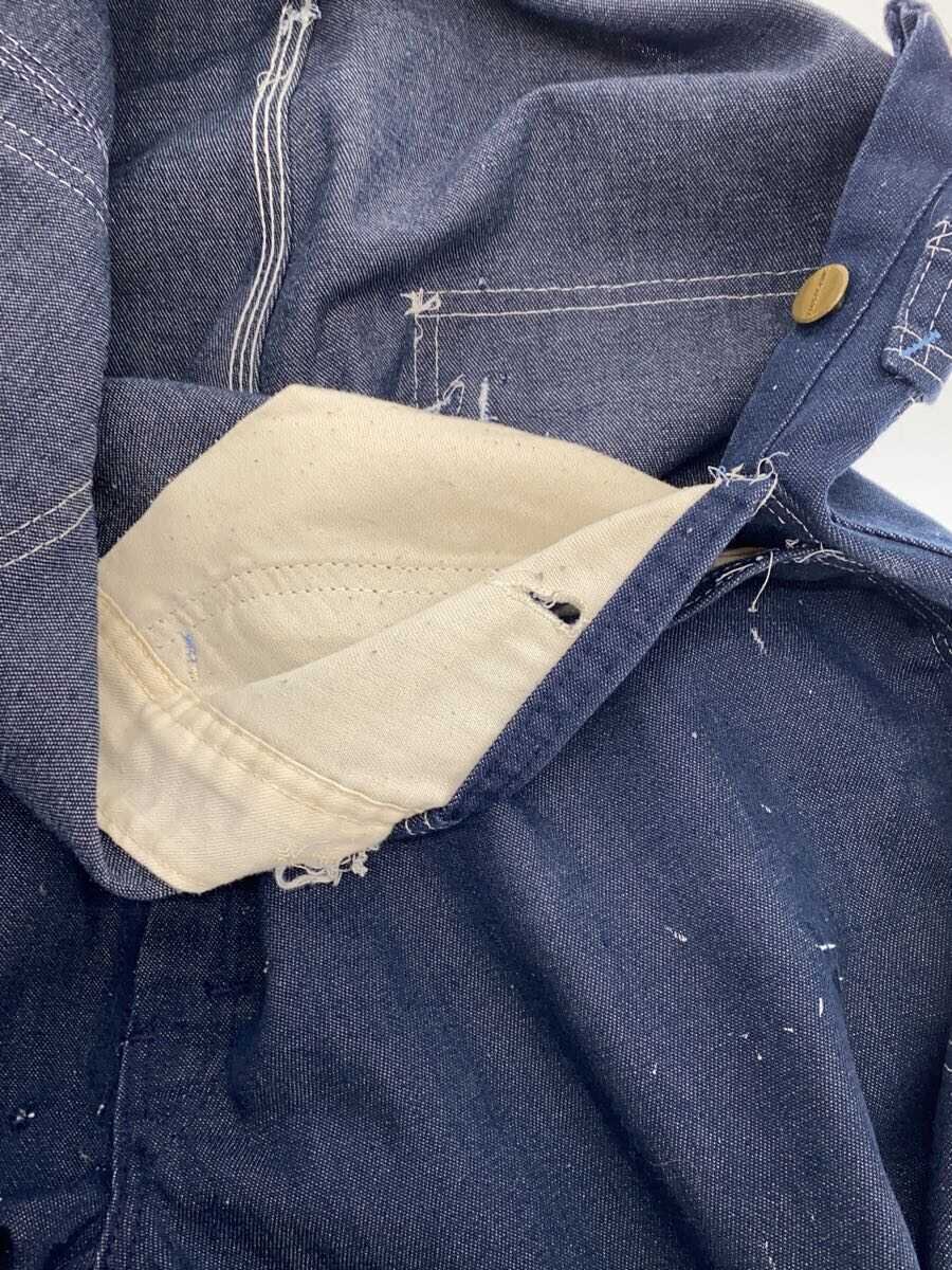 【中古】sears◆TOUGH SKINS/70-s/42TALON/オーバーオール/38/デニム/IDG/無地【メンズウェア】
