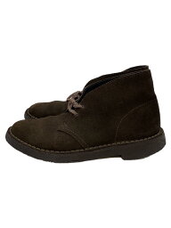 【中古】Clarks◆チャッカブーツ/US7.5/BRW/スウェード/31692【シューズ】